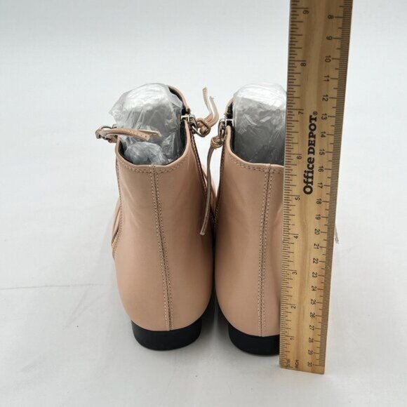 Women's Ankle Boots Flat Low Heel Zipper/Chelsea Booties Fashion Boots - Picture 4 of 6